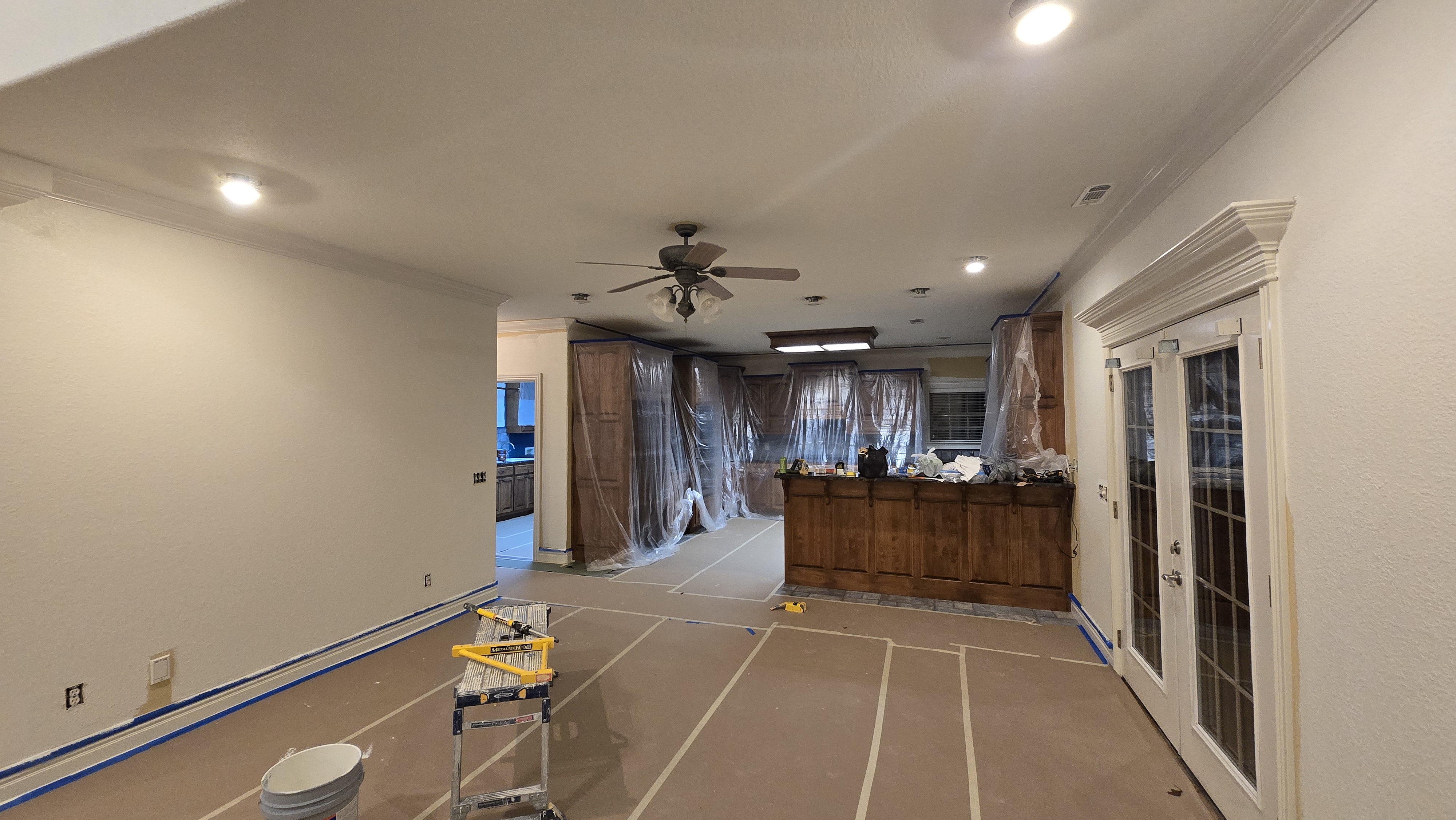 interior masking for paint