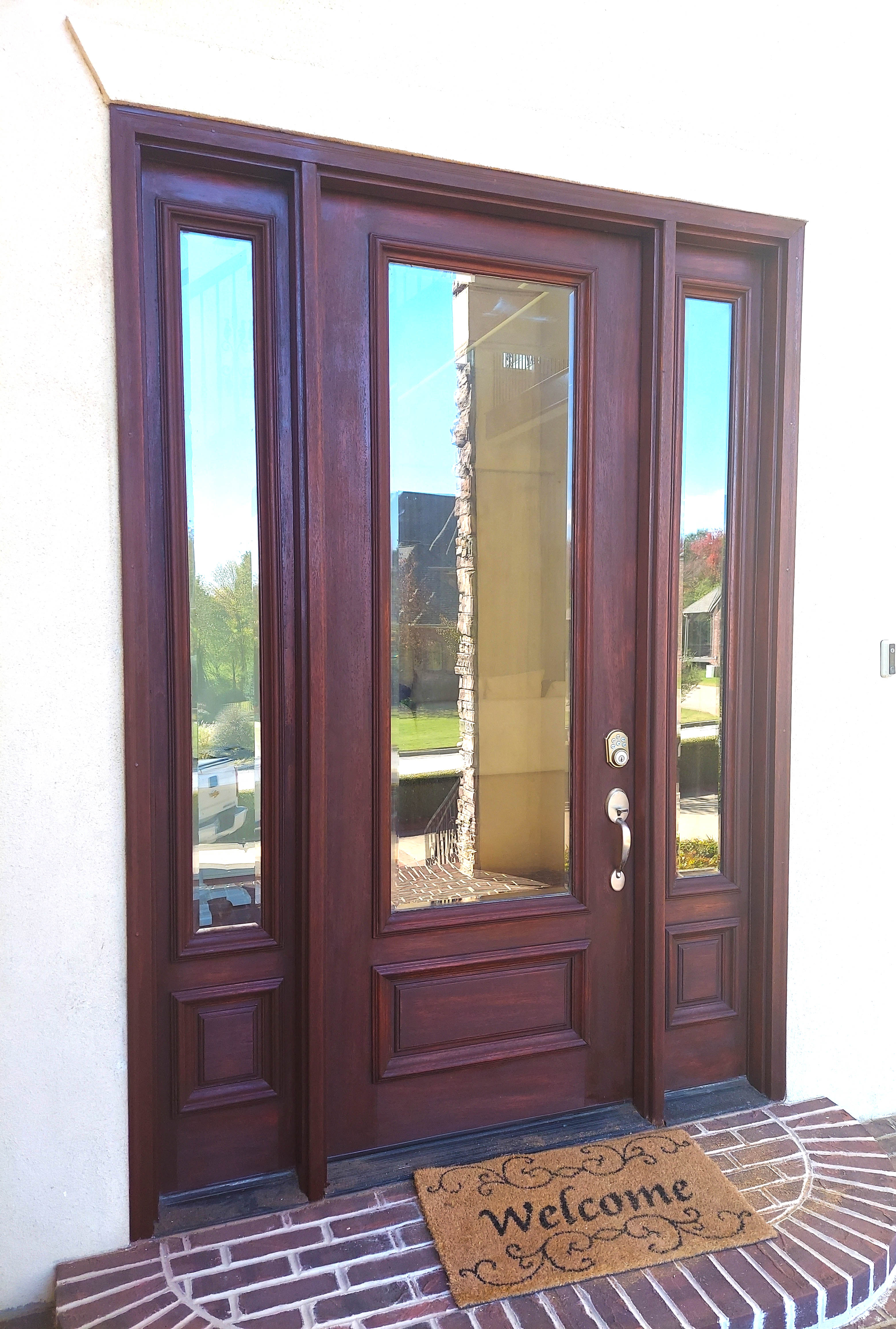 front door after
